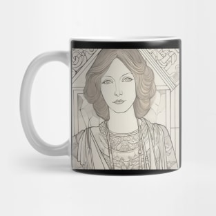 Greta Garbo drawing Mug